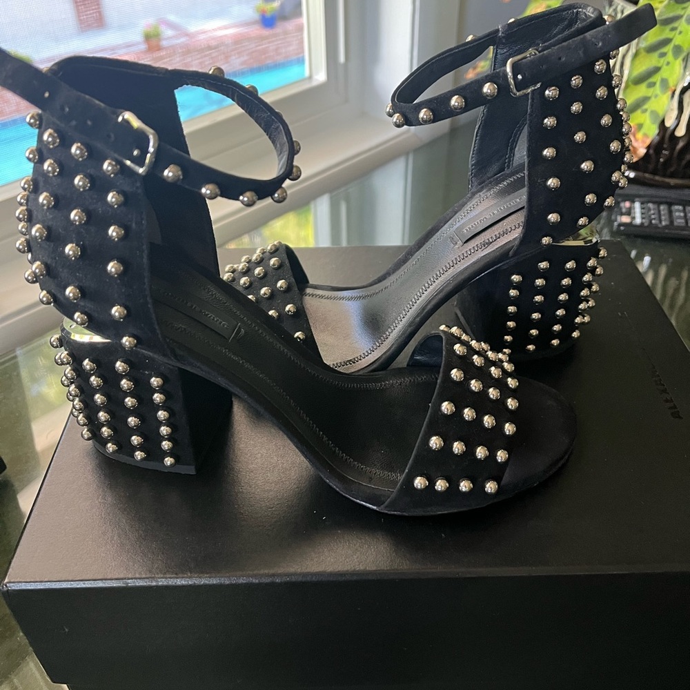 Alexander Wang Abby Studded Sandals in great condition Sz 36.5 Sexy. Must have